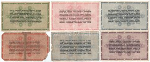 1946. 50.000AP (2 db-ból összeragasztva) + 100.000AP + 500.000AP + 1.000.000AP + 10.000.000AP + 100....