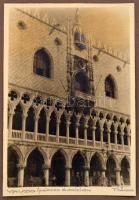 1934 Velence (Olaszország), feliratozott, vintage fotóművészeti alkotás Thöresz Dezső (1902-1963) békéscsabai gyógyszerész és fotóművész hagyatékából, 20x13,5 cm, karton 33x24,5 cm