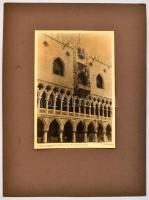1934 Velence (Olaszország), feliratozott, vintage fotóművészeti alkotás Thöresz Dezső (1902-1963) bé...