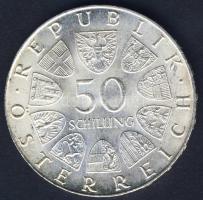 Ausztria 1972. 50Sch Ag "350 éves a Salzburg-i Egyetem" T:2