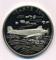 Németország 1995. "Félelem a repüléstől / TANTE JU" Cu-Ni emlékérem T:1
Germany 1995. &qu...