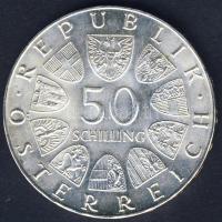 Ausztria 1972. 50Sch Ag "100 éves a Mezőgazdasági Főiskola" T:2