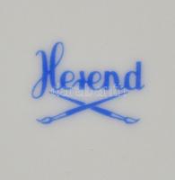 Herendi csipkebogyó mintás cukordoboz, cigaretta kínáló, kézzel festett, jelzett, hibátlan 13,5x9,5 ...