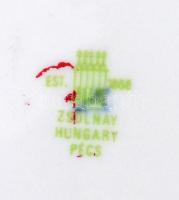 Zsolnay tálka.Matricás, jelzett, hibátlan d: 8 cm