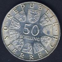 Ausztria 1967. 50Sch Ag "Dunakeringő" T:2