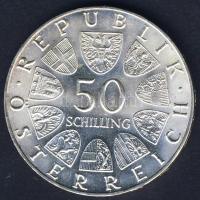 Ausztria 1970. 50Sch Ag "Karl Renner" T:2