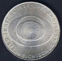 Ausztria 1974. 50Sch Ag "50 éves az Osztrák Rádió" T:2