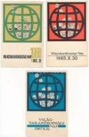 5 db MODERN magyar motívum képeslap: Világtakarékossági Nap / 5 modern Hungarian motive postcards: W...