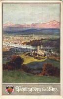1914 Linz an der Donau, Pöstlingberg. Kunstdruckerei von Josef Eberle. Deutsche Schulverein Karte Nr. 397. (Rb)