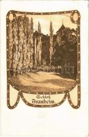 1921 Ragnitz, Schloss Frauheim / castle, art postcard (EK)