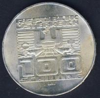 Ausztria 1975. 100Sch Ag "50 éves a Schilling" T:2