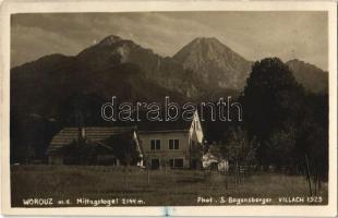 1926 Mittagskogel (Karawanken), Worouz / chalet, tourist house, mountain. S. Bogensberger photo