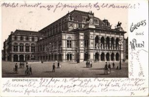 1904 Wien, Vienna, Bécs I. Operntheater / opera house. litho (tear)