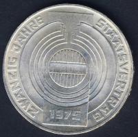 Ausztria 1975. 100Sch Ag "20 éves az Államszerződés" T:2