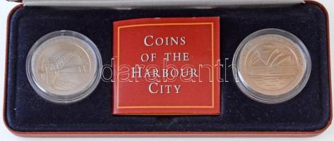Ausztrália 1997. 10$ Ag (2xklf) "Sydney Operaház", "Sydney Kikötő híd" eredeti &...