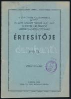 1939 Sopron, A Szeplőtelen Fogantatásról nevezett és Szent Orsolya védelme alatt álló Soproni Úrileányok Máriakongregációjának értesítője. 1938-1939. Sopron, 1939., Székely és Társa, 16 p.