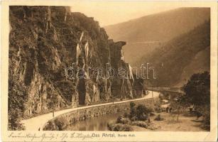 1908 Ahrtal, Bunte Kuh / riverside, railway bridge (EK)