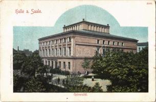 1901 Halle an der Saale, Universität / university. Verlag v. Richard Ramm (small tear)