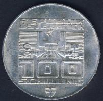 Ausztria 1976. 100Sch Ag "Téli olimpia-Várostorony" T:2