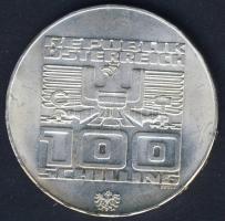 Ausztria 1976. 100Sch Ag "Téli olimpia-Lesikló" T:2