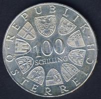 Ausztria 1975. 100Sch Ag "Johann Srauss" T:2