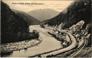 1922 Kralován, Kralovany (Árva, Orava); Kralovinska dolina / völgy, Vág folyó mente / valley, Váh riverside (EB)