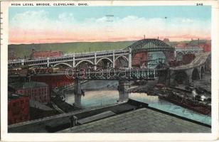 1924 Cleveland (Ohio), High Level Bridge (small tear)