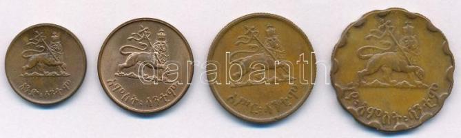 Etiópia 1936. 1s + 5s + 10s + 25s mind "Hailé Szelasszié" T:2-
Ethiopia 1936. 1 Santeem +...