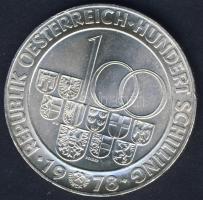 Ausztria 1978. 100Sch Ag "Arlberg" T:2