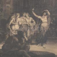 Székely Bertalan (1835-1910) után metszette Paulussen R.: V. László udvara. Az országos Képzőművésze...