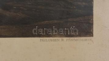 Székely Bertalan (1835-1910) után metszette Paulussen R.: V. László udvara. Az országos Képzőművésze...