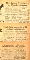 1958 Népsport 10 az 1958-as Labdarúgó Világbajnoksággal foglalkozó száma, hiányosak, nagyrészt címla...