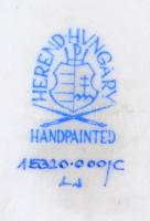 Herendi varangyos béka. Kézzel festett, jelzett, hibátlan. 7,5x5 cm