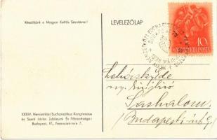 1938 Budapest XXXIV. Nemzetközi Eucharisztikus Kongresszus. Készüljünk a Magyar Kettős Szentévre!  /...