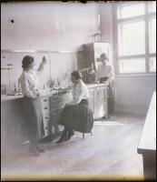 cca 1930 Zsámbék, leánynevelő intézet és a romok, 14 db vintage negatív Kerny István (1879-1963) bud...