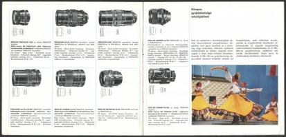 cca 1960-1970 Vegyes fényképészettel kapcsolatos tétel, 5 db: Objektívek tükörreflexes fényképezőgép...