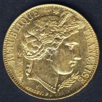 Franciaország 1851A 20Fr Au 6,4516g "Liberte" T:2