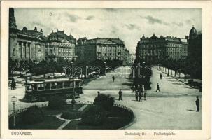 1917 Budapest V. Szabadság tér, villamos (EK)