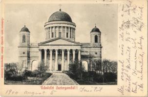1900 Esztergom, Bazilika. Esztergomi lapok nyomdája, Hunnia könyvnyomda kiadása