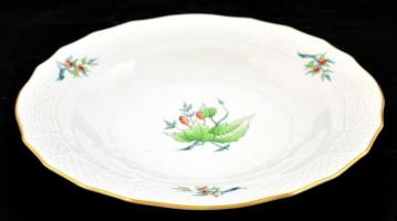 Herendi csipkebogyó mintás kistányér / süteményes tányér tányér, kézzel festett, jelzett, hibátlan. ...