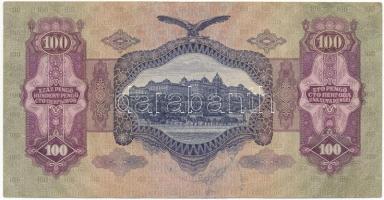 1930. 100P + 1936. 10P (3x) mindegyik hamis Német Harmadik Birodalmi felülbélyegzéssel (fake overpri...