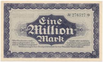 Németország / Weimari Köztársaság / Szász Bank, Drezda 1923. 1.000.000M szükségpénz T:II
Germany / ...