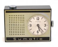 Ruhla Sumatic utazóóra, tokban, eredeti dobozában, leírással4×6 cm