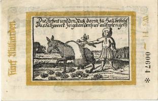 Német Birodalom/Weimari Köztársaság/ Halle/Hallesche Pfännerschaft A.G. 1923.9. 5000.000.000M T:II