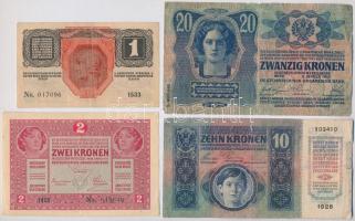 1913. 20K + 1915. 10K + 1916. 1K + 1917. 2K T:III,III- Adamo K3,K6,K11,K18