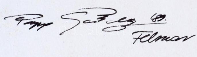 Papp Gabriella (?-?): 1989. Divattervek. Vegyes technika, papír, jelzett 59×42 cm