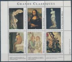 Louvre levélzáró 6 db-os kisív Nagy klasszikusok