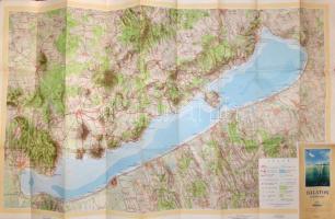 1957-1966 5 db Kartográfia turista térkép, Budai-hegység, Balaton és környéke, Mecsek-hegység, Mátra...