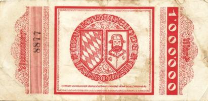 Német Birodalom/Weimari Köztársaság/Langquaid/Marktsparkasse 1923.9.5. 1000.000M, 2000.000M, 5000.00...