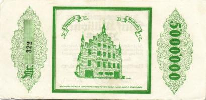 Német Birodalom/Weimari Köztársaság/Langquaid/Marktsparkasse 1923.9.5. 1000.000M, 2000.000M, 5000.00...